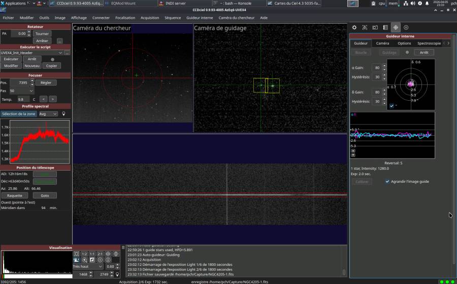 Using 3 camera for spectroscopy
